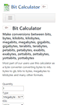 Mobile Screenshot of bit-calculator.com